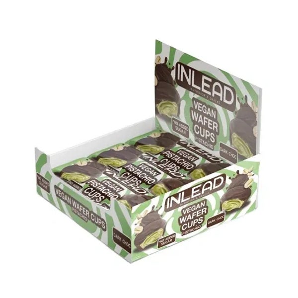 INLEAD Wafer Cups Pistachio Dark Choc