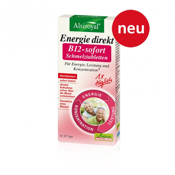 Alsiroyal Energie Direkt B12 30Tbl. 10,5 g