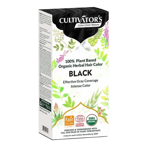 CULTIVATOR'S - Natürliche Pflanzenhaarfarbe Schwarz 100 g
