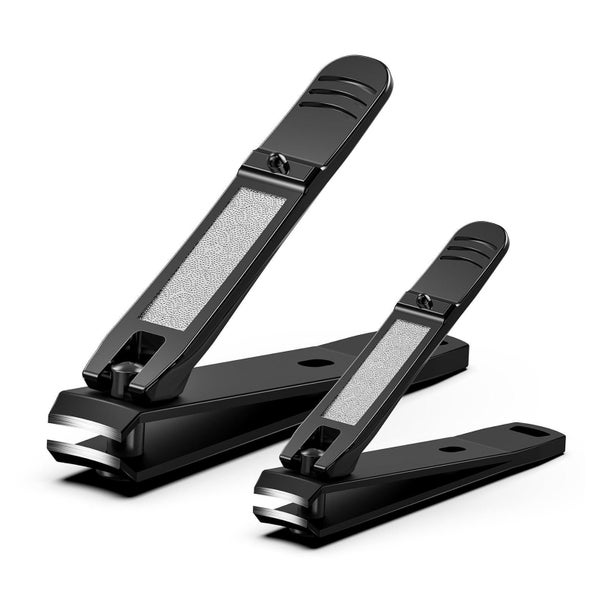 Elegantes Nagelknipser-Set 2-teilig Schwarz für Männer Fraue 1 St