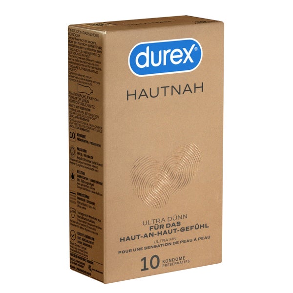 «Hautnah Ultra Dünn» 10 Stück, 0,05 mm, Easy-On™ (10 Kondome) 10 St