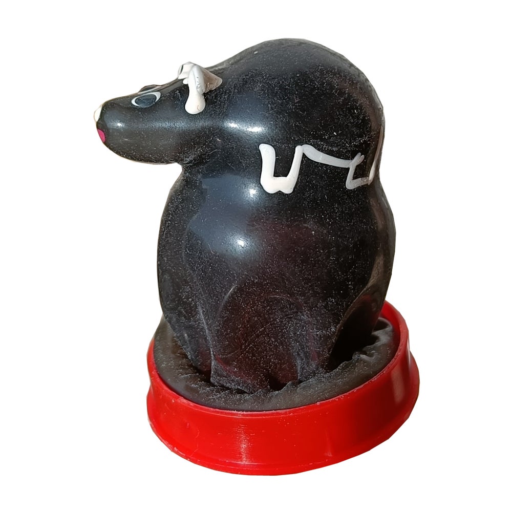 Scherzkondom „Nilpferdbaby“ Handbemalt, Naturkautschuklatex (1 Stück) 1 St