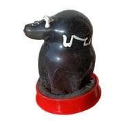 Scherzkondom „Nilpferdbaby“ Handbemalt, Naturkautschuklatex (1 Stück) 1 St