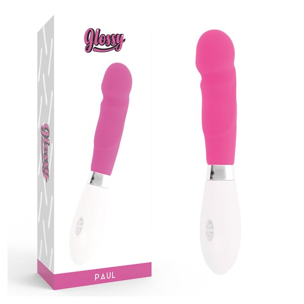GLOSSY - Silikonvibrator mit abgerundeter Spitze 1 St