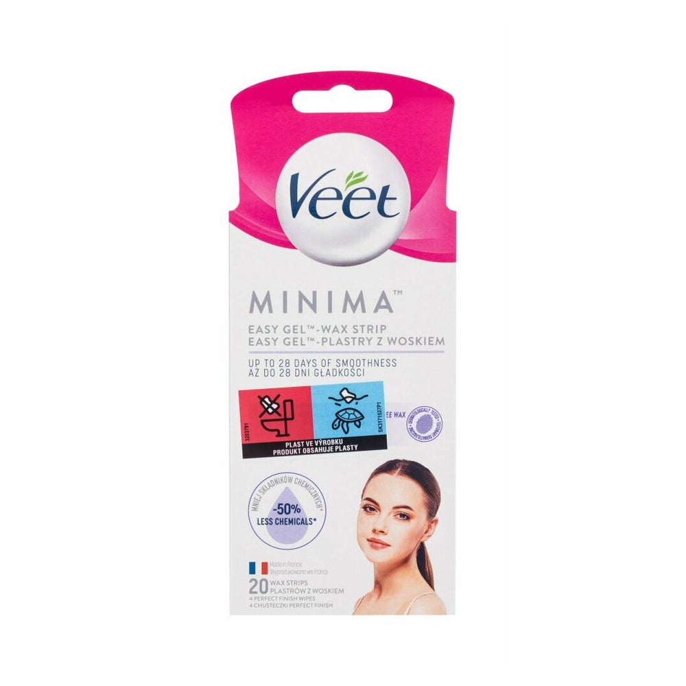 VEET Minima Easy Gel Wachs Klebestreifen 20 Stk.