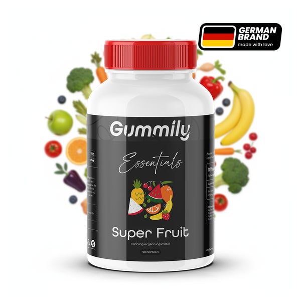 Gummily® Super Frucht gemischte Beeren Extrakt Kapseln 90 St