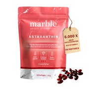 marble Astaxanthin – natürliches Carotinoid aus der Mikroalge Haematococcus pluvialis 120 St