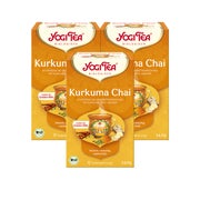 YOGI TEA - Kurkuma Chai Bio Gewürztee | 3 x 34g 3x17 St