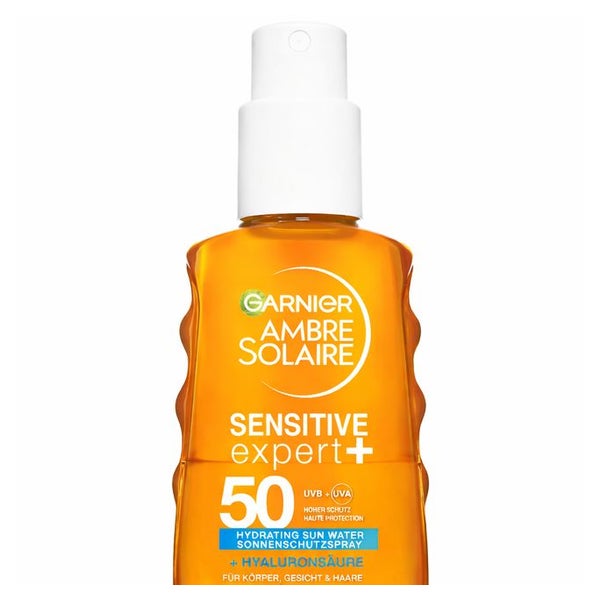 Garnier Ambre Solaire Sensitive Expert + Hydrating UV Water Sonnenschutzspray LSF 50 150 ml