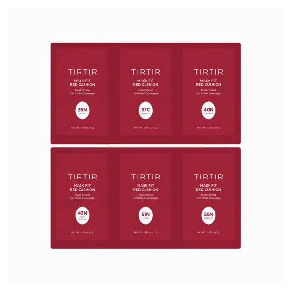 TIRTIR - Mask Fit Red Cushion Foundation 6 Shade Trial Kit Deep