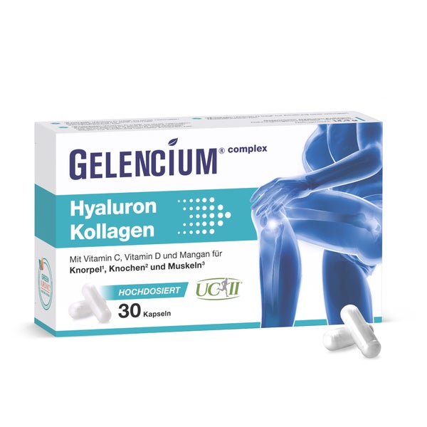 Gelencium Hyaluron Kollagen Hochdos.vitamin C Kps. 30 St