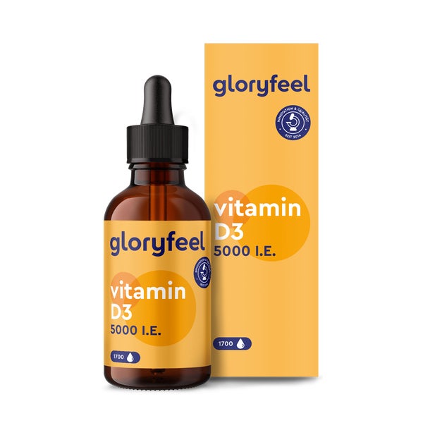 gloryfeel® Vitamin D3 tropfen - 5.000 I.E. 50 ml