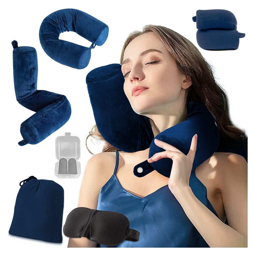 Reise Nackenkissen Memory Foam Stützkissen für 1 St