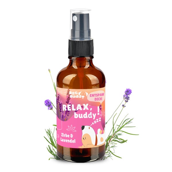 Umgebungsspray Lavendel, natürliche Beruhigung Hund & Katze 100 ml