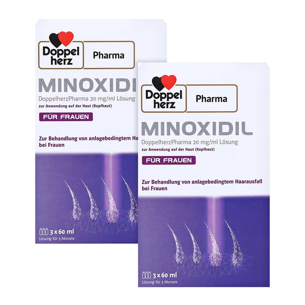 Doppelpack Minoxidil Doppelherzpharma Fr 2X3X60 ml