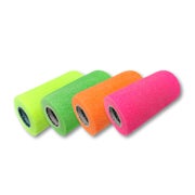 Produktabbildung: LisaCare Pflasterbandagen - 10cm x 4,5m - 4er Neon-Mix 4 St
