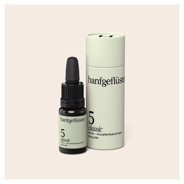 HANFGEFLÜSTER Vollspektrum CBD Öl 5% 10 ml 10 ml