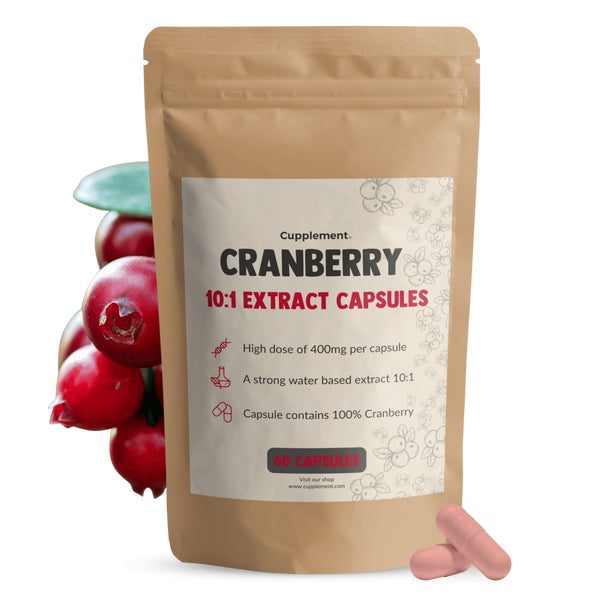 Cupplement - Cranberry Extrakt  400 mg - Kapseln 60 St