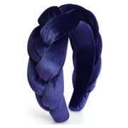 DRESHOW Samt Geflochtenes Stirnband Haarreif Vintage Haarban 1 St