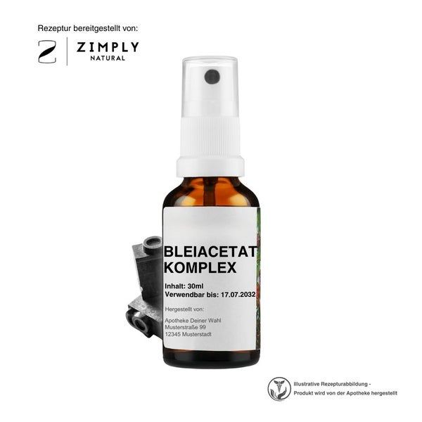 Zimply Natural BLEIACETAT KOMPLEX - Pflanzbasierte Rezeptur 30 ml