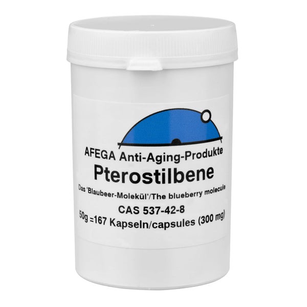 50 g Pterostilbene-Pulver  167 Kapseln zu je 300 mg 50 g