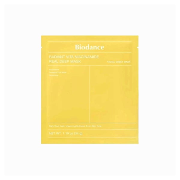Biodance Radiant Vita Niacinamide Real Deep Mask (4 Stück)