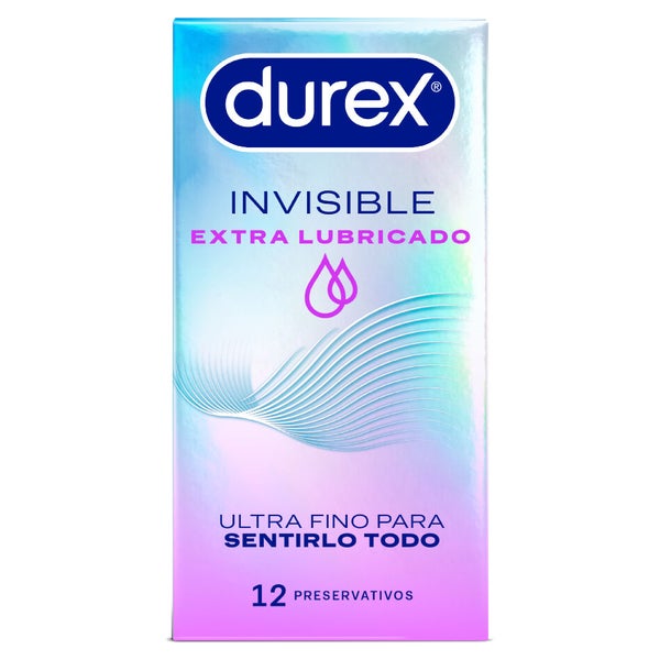Durex - Kondome - Extra Geschmierte Unsichtbare Kondome 12 St