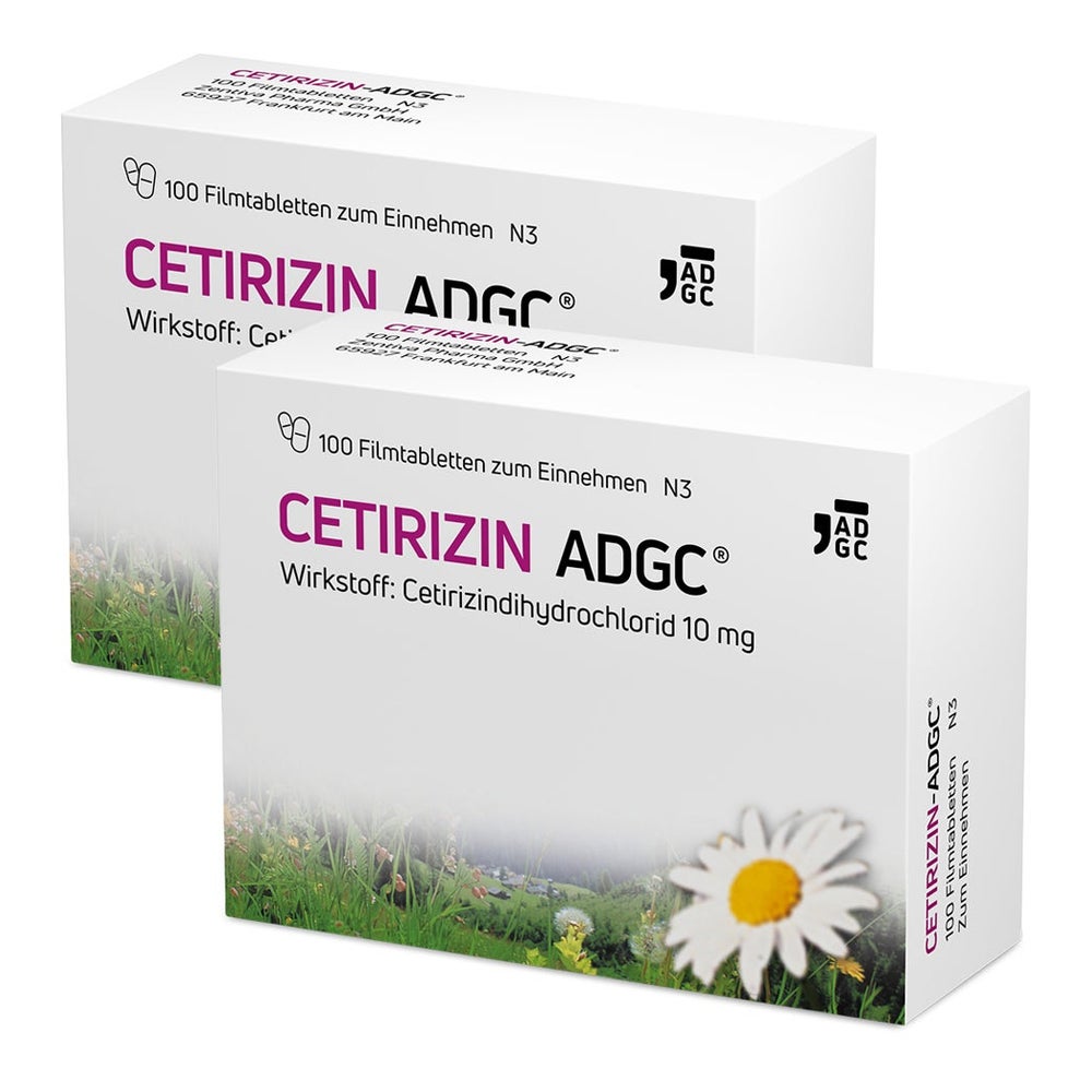 CETIRIZN ADGC® Doppelpack 2X100 St