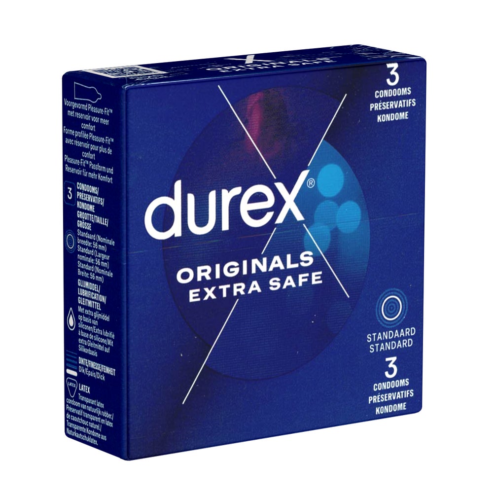 Originals Extra Safe 3 Kondome, Pleasure-Fit, 56 mm (3 Kondome) 3 St