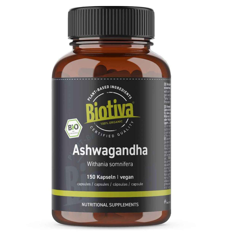 Biotiva Ashwagandha Kapseln Bio 90 g
