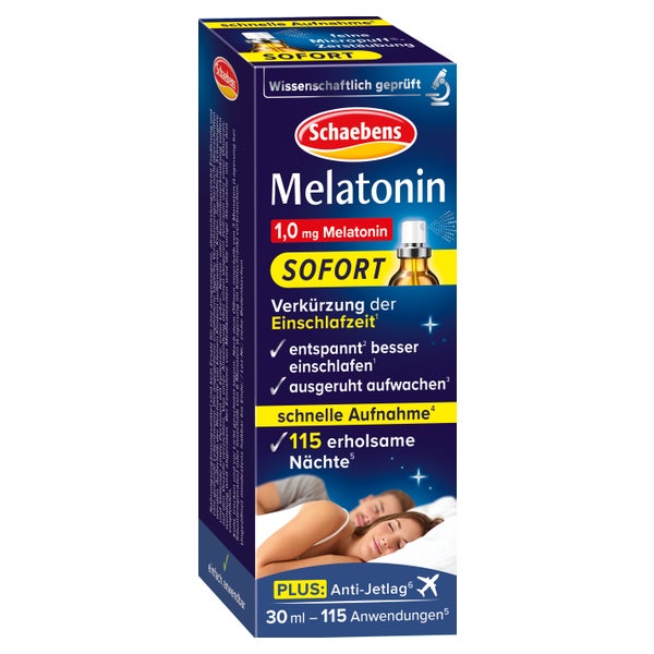 Schaebens Melatonin Sofort-Spray 1,0mg 30 ml