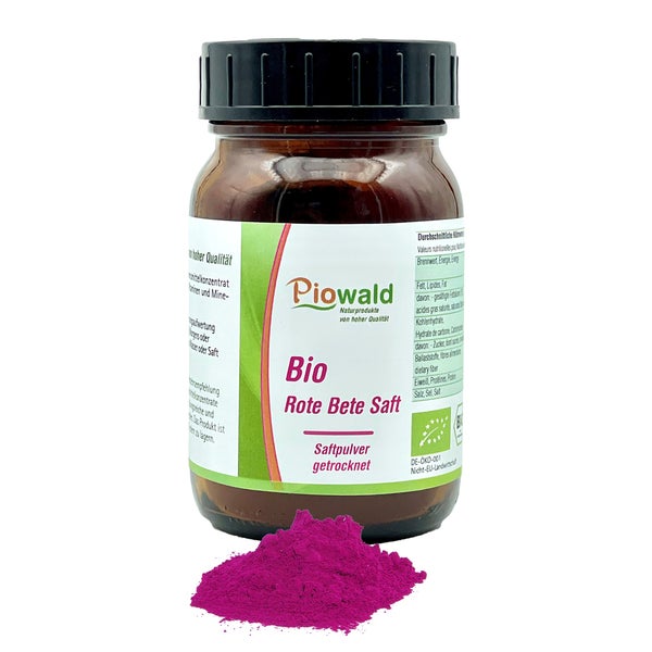 Piowald Bio Rote Bete Saft Pulver 100 g
