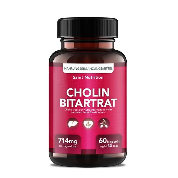 Saint Nutrition® Cholin Bitartrat | Ergänzung für Ihre Diät 1 St