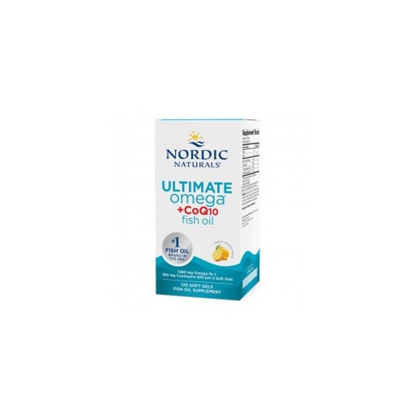 Ultimate Omega + CoQ10 - 1280 mg Zitrone, Weichkapseln 120 St