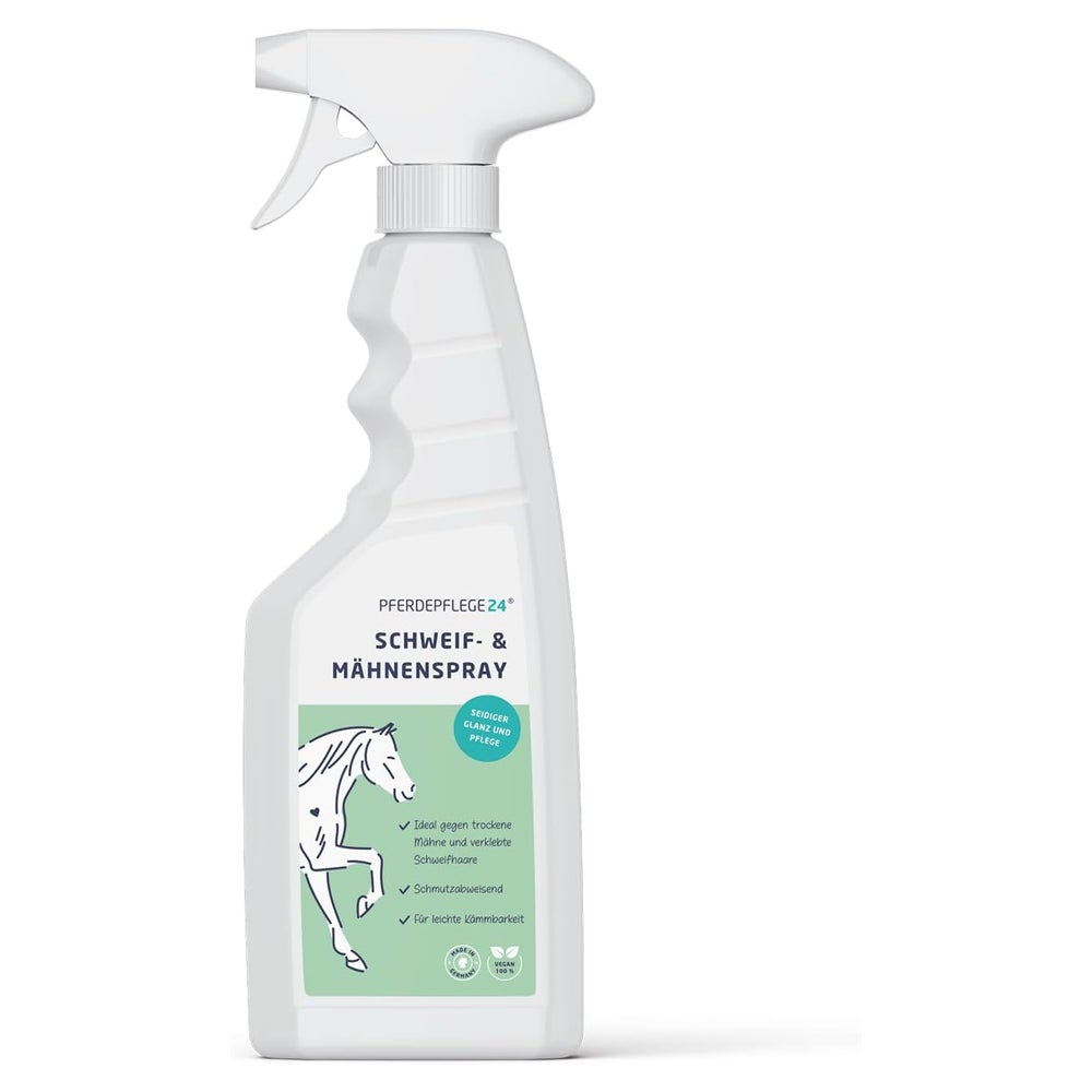 PFERDEPFLEGE24 Mähnenspray & Schweifspray Pferd 500 ml