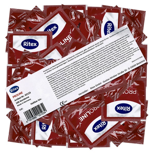 Proline gefühlsecht ohne Latexgeruch 100 Kondome (100 Kondome) 100 St