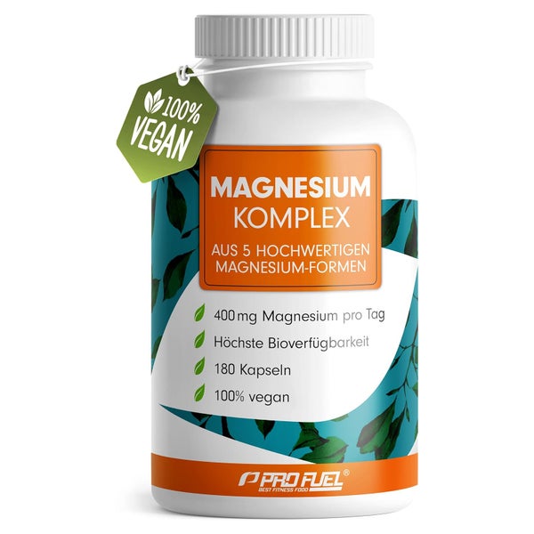 ProFuel - Magnesium Komplex 180 Kapseln 400mg elementar 180 St
