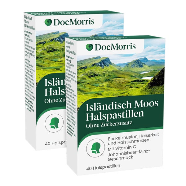 DocMorris Isländisch Moos Halspast Duo 2X40 St