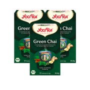 Yogi Tea - Green Chai Bio Gewürztee | 3 x 30,6g 3x17 St