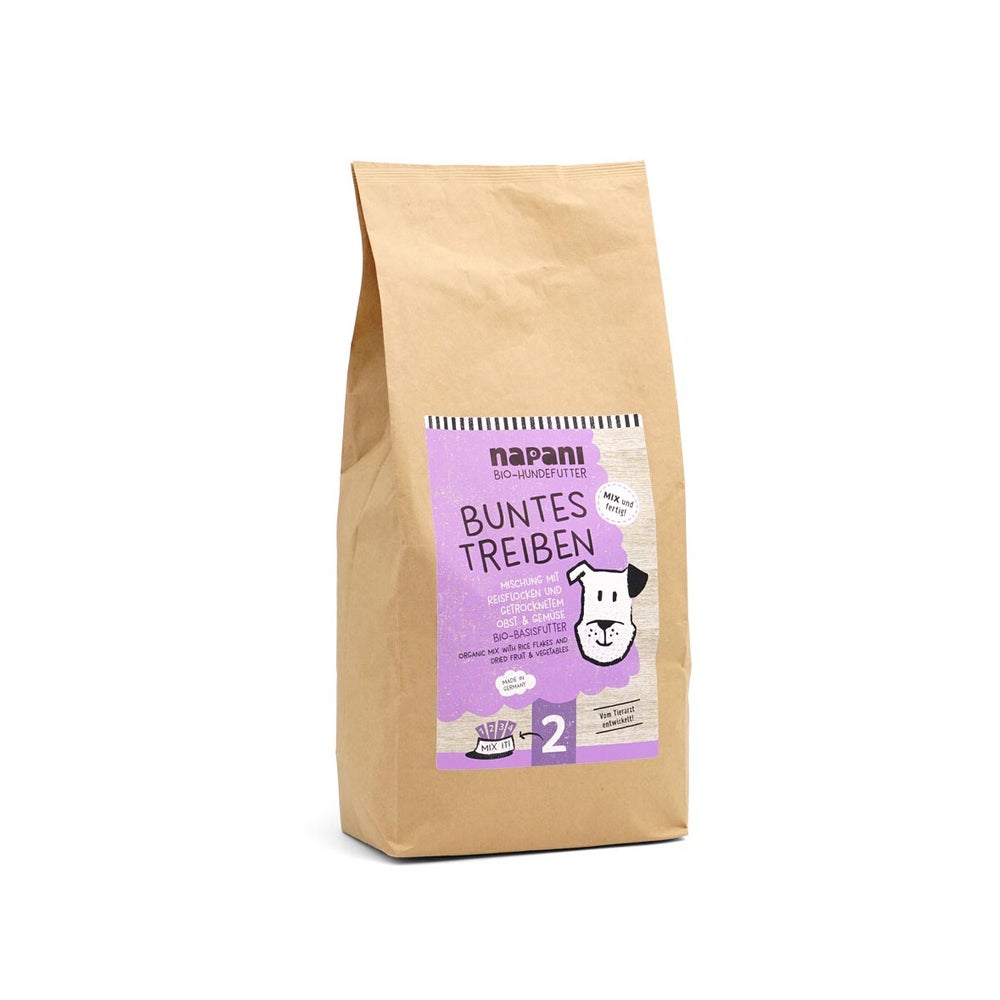 Bio-Basisfutter "Buntes Treiben" für Hunde Reis und... 3000 g