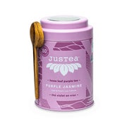 Justea Purple Jasmine - Dose Mit Holzlöffel 90 g