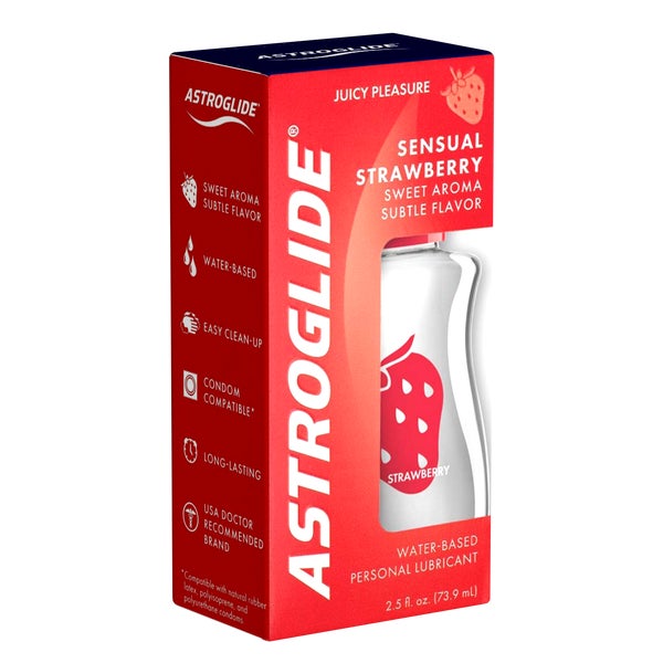 «Sensual Strawberry» Aroma-Gleitgel mit Erdbeergeschmack (0.074 l) 74 ml
