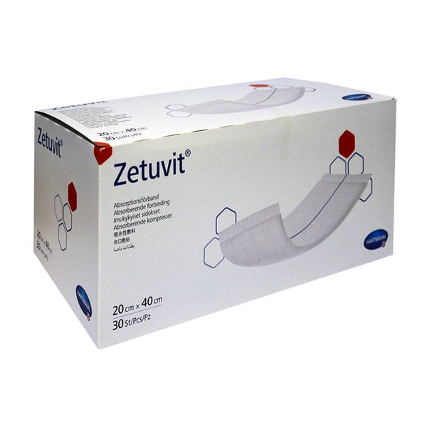 Zetuvit Saugkompressen Unsteril 20x40 Cm 30 St