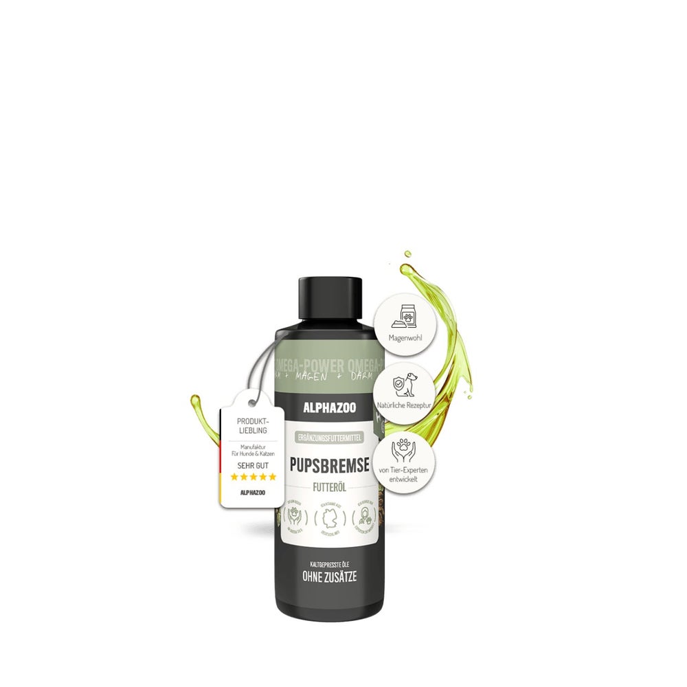 Pupsbremse Futteröl für Hunde 100 ml