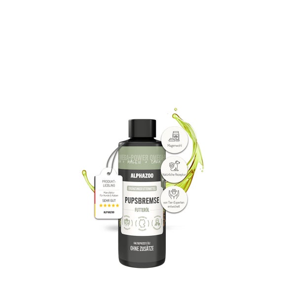 Pupsbremse Futteröl für Hunde 100 ml