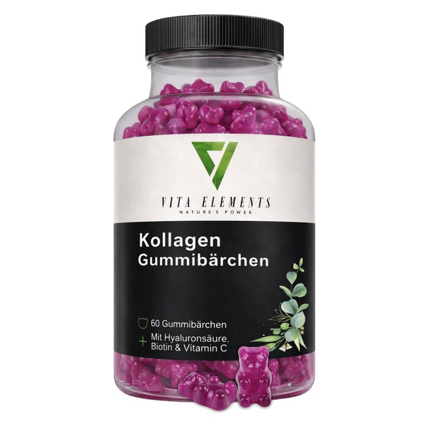 Vita Elements Kollagen Gummibärchen 60 St