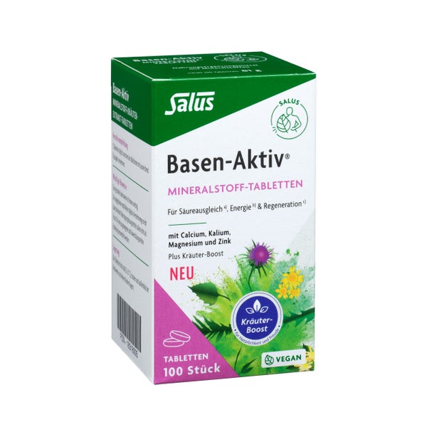 Basen-aktiv Mineralstoff-kräuter-extrakt-tabletten 100 St
