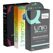 «Ladies Mix No. 3» 9 Frauenkondome, 3 Sorten, latexfrei (9 Kondome) 9 St