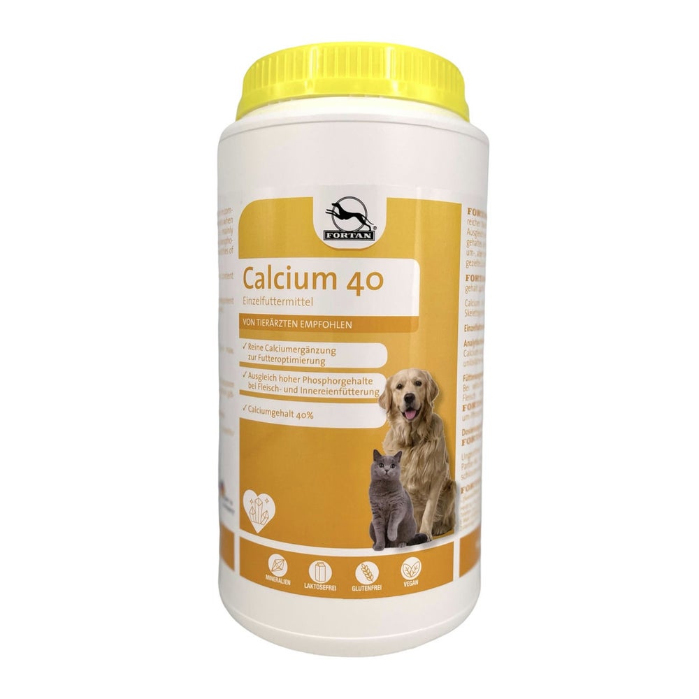 FORTAN Calcium 40  – Optimale Calciumversorgung bei BARF 1000 g