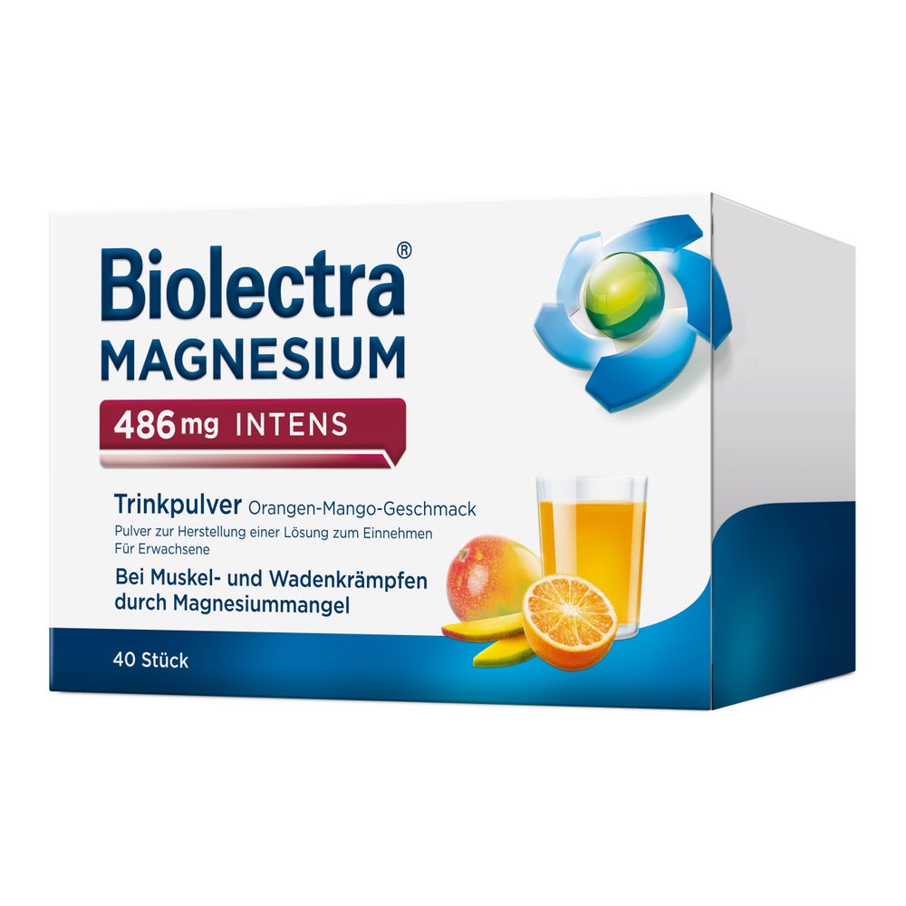 Biolectra Magnesium 486 Mg Intens Trinkp.ora.-mang 40 St